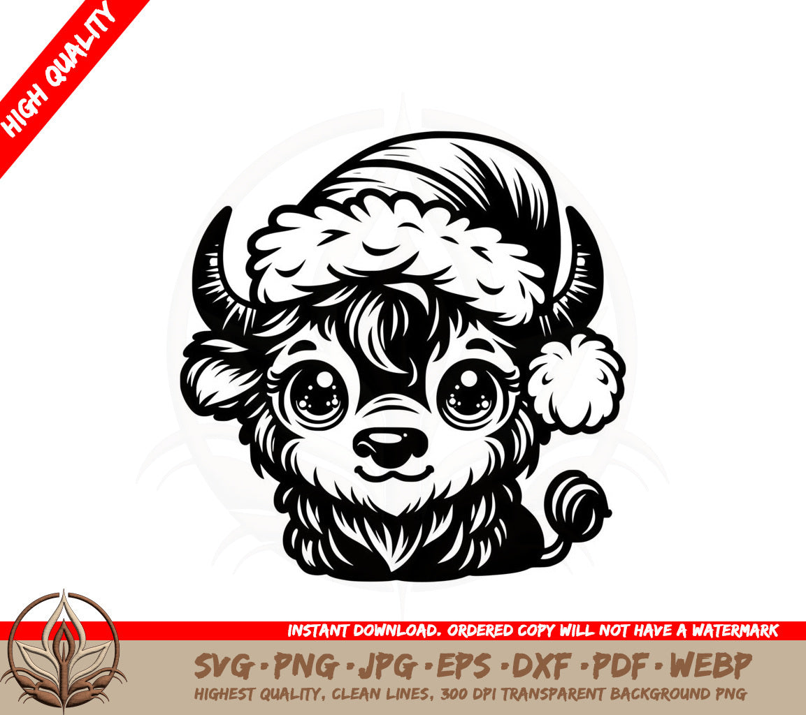 Buffalo Santa Hat SVG 