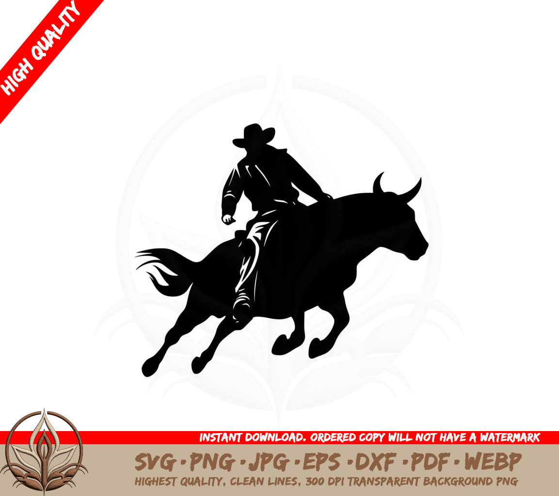 Bull Rider SVG 