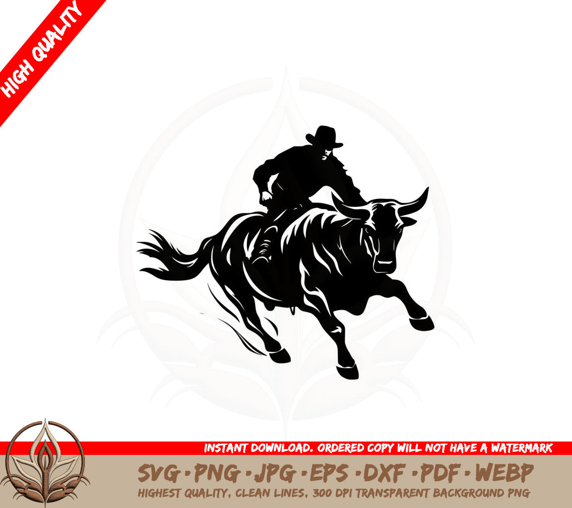 Bull Riding Adventure SVG 