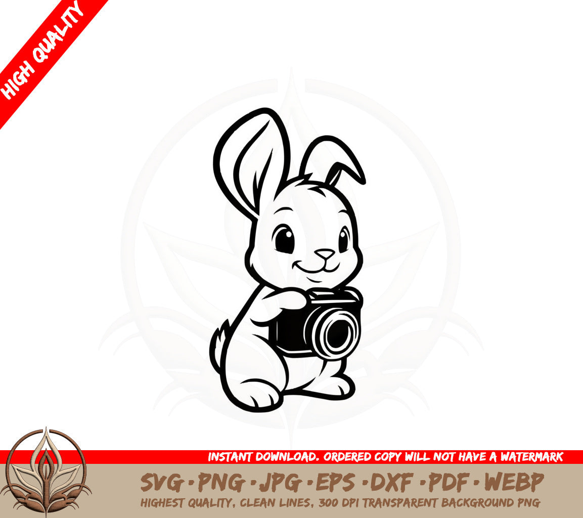 Bunny Picture Time SVG 