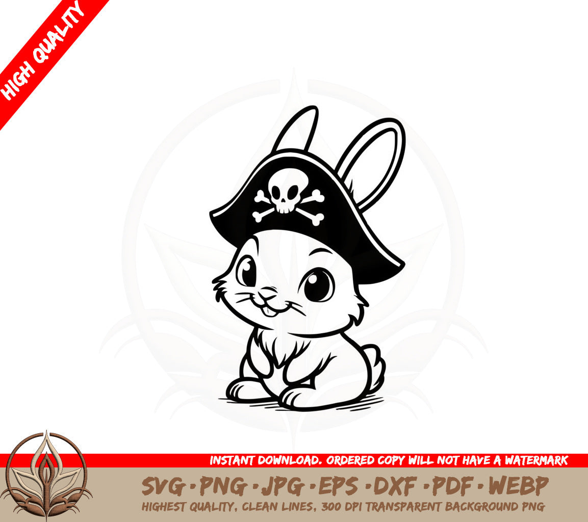 Bunny Pirate Adventure SVG 