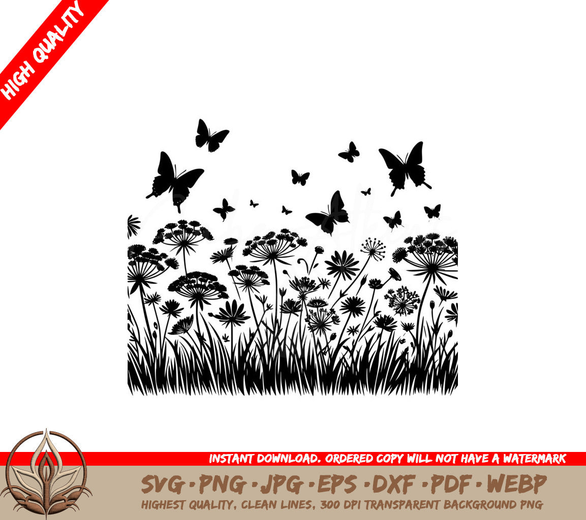 Butterflies and Blossoms Digital Product - SVG