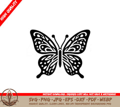 Butterfly Swirls SVG Product File