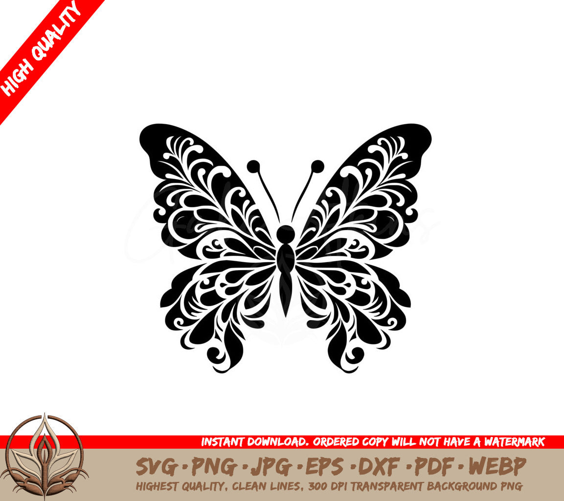 Butterfly Wings Beauty SVG