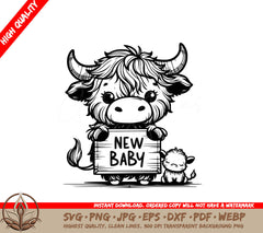 Calfs Special Announcement SVG - Digital Product in multiple file formats