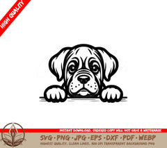 Cane Corsos Peek SVG - Digital Product in Multiple Formats