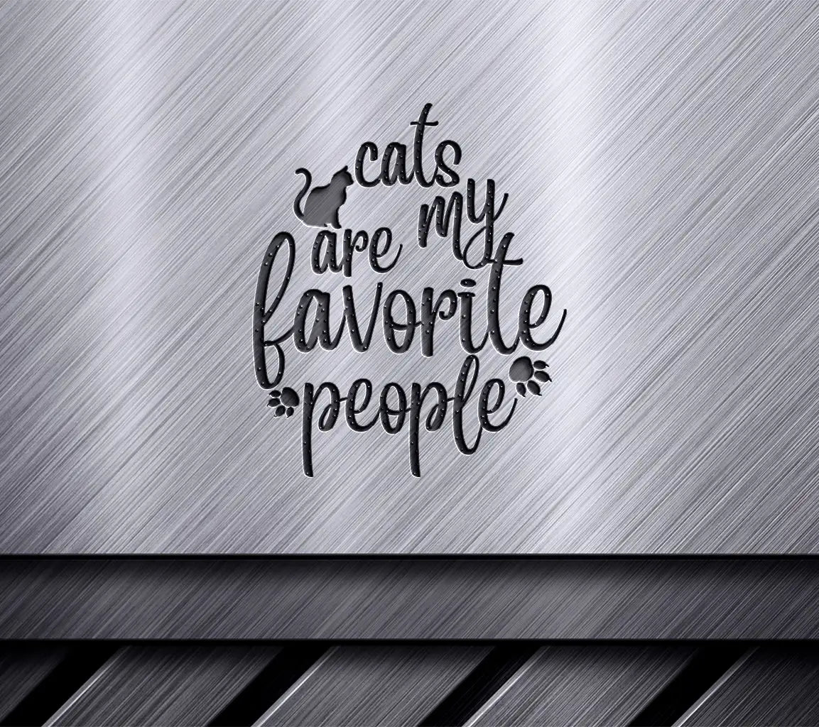 Cats Are My Favorite People SVG Design SVG