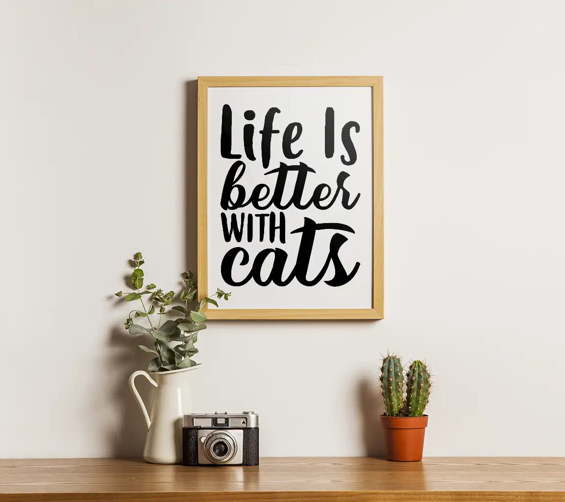  Life Is Better With Cats SVG Design SVG