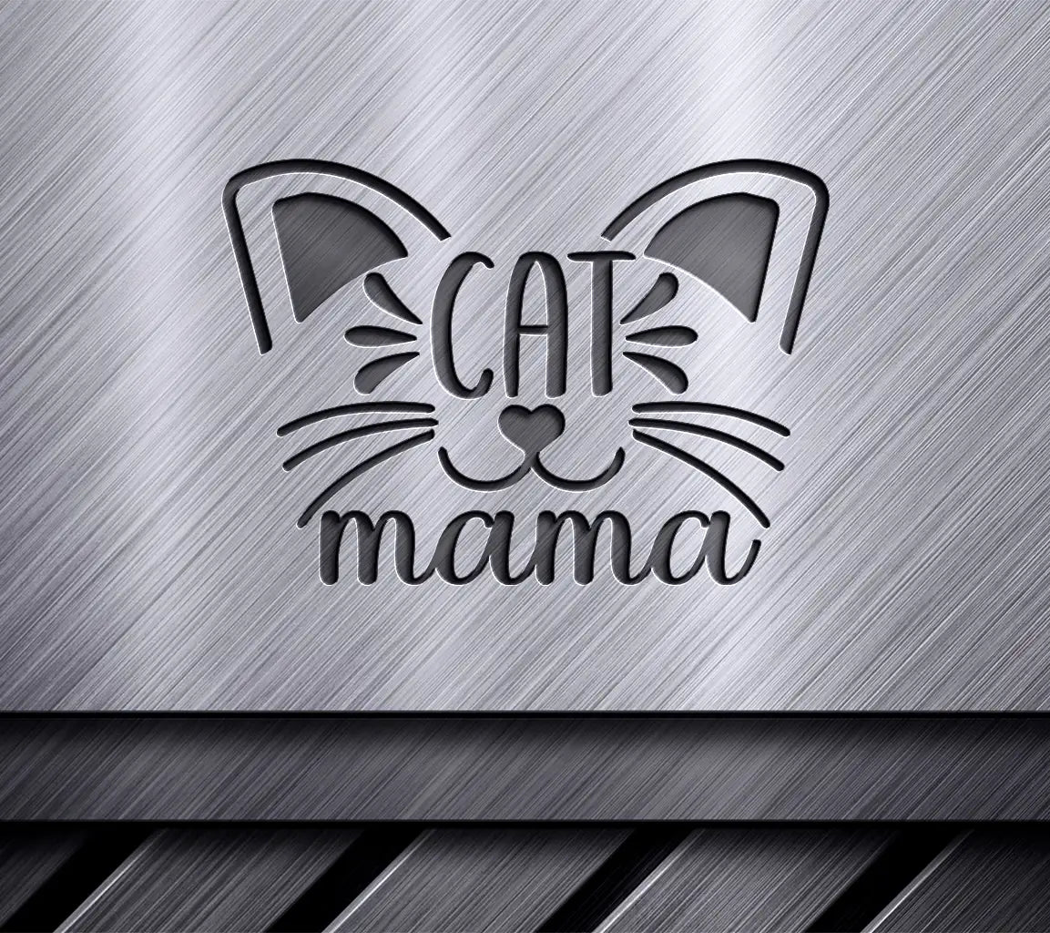  Cat Mama SVG - Cute Cat Design for Mom SVG