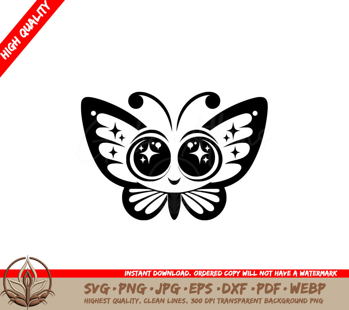 Celestial Eyed Butterfly SVG - Digital Product File