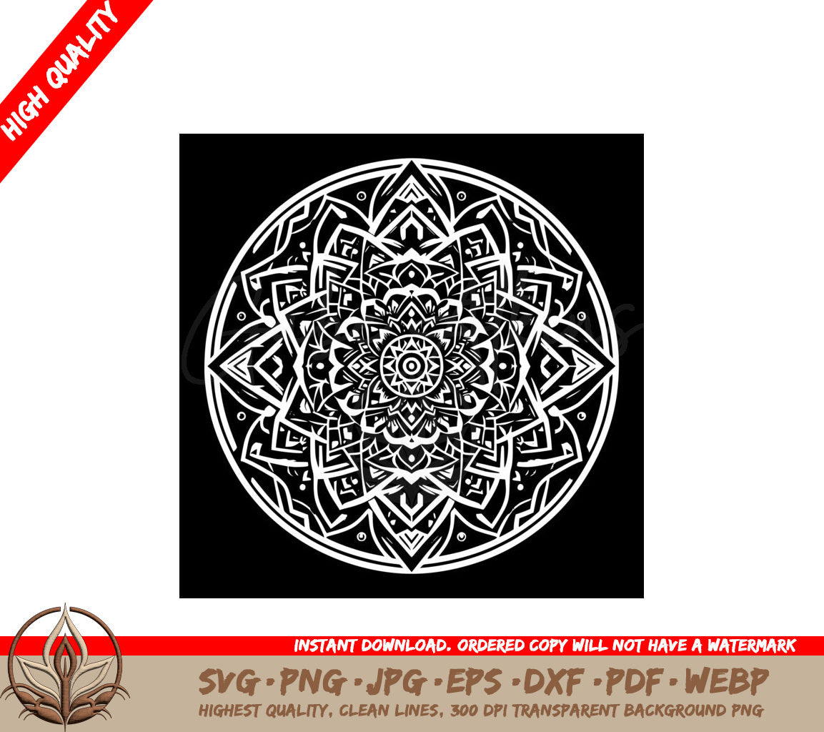 Celestial Star Mandala SVG Art Collection