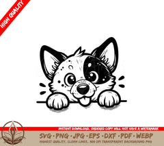 Cheery Blue Heeler SVG - Digital Product in Various File Formats