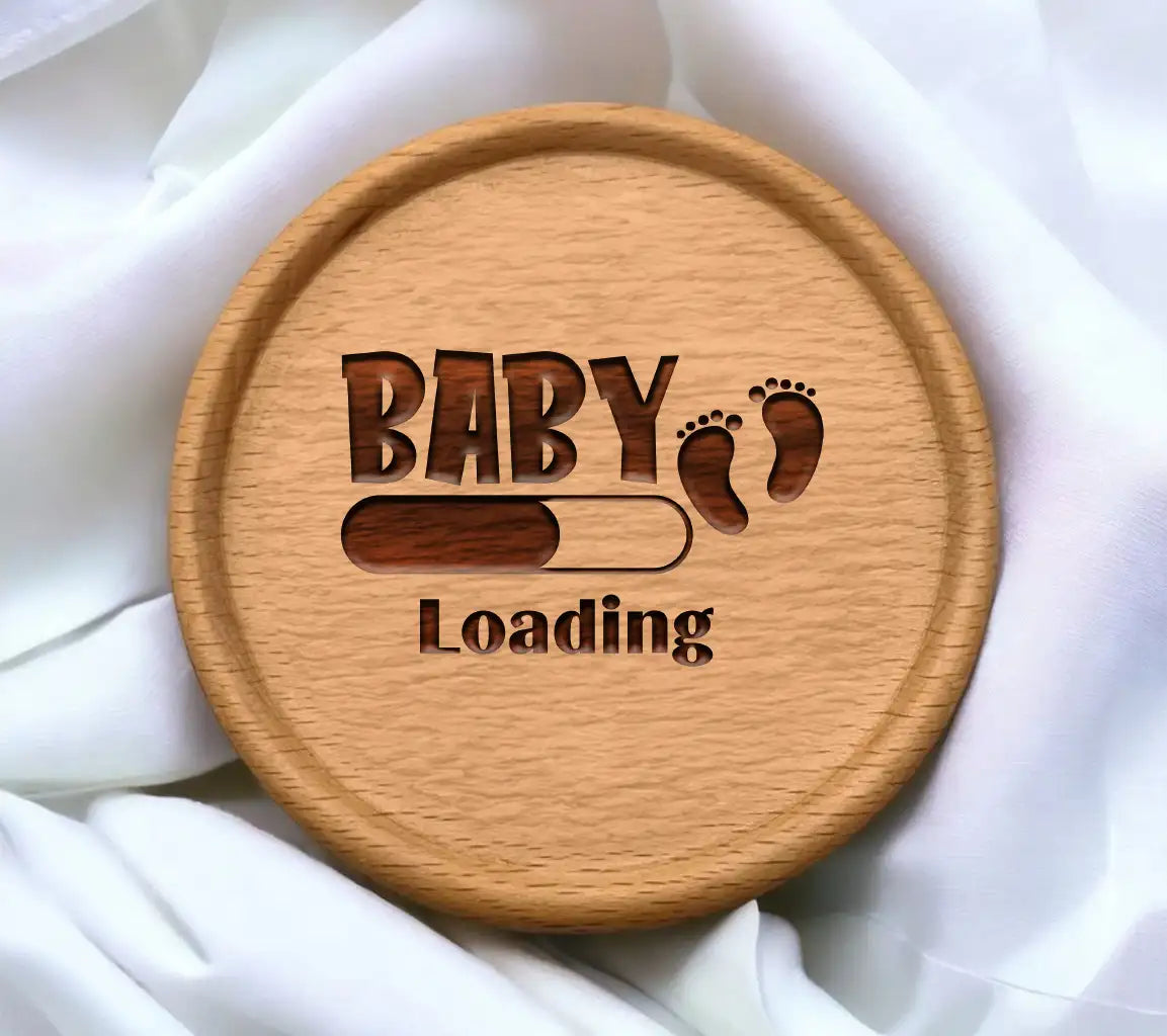 Baby Loading SVG -  Cute Footprint Loading Bar Design SVG