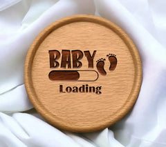 Baby Loading SVG -  Cute Footprint Loading Bar Design SVG