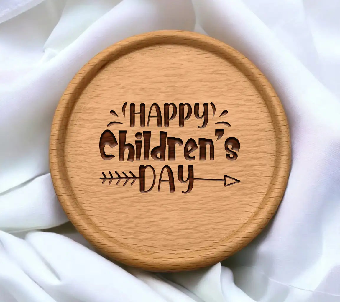 Happy Childrens Day SVG with Arrow - Printable Design SVG