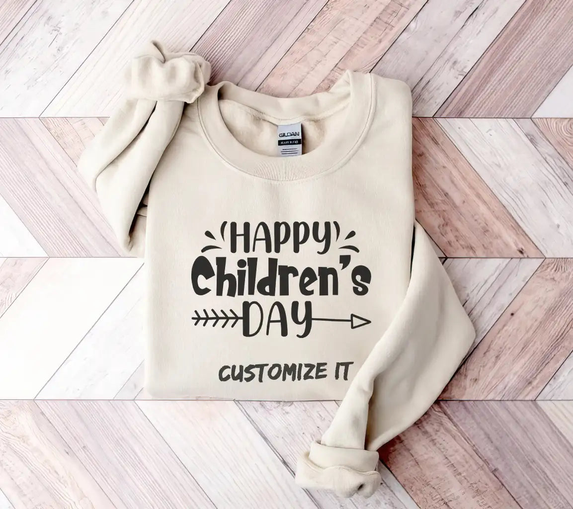 Happy Childrens Day SVG with Arrow - Printable Design SVG