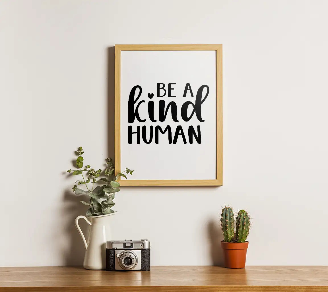 Be A Kind Human SVG - Christian Design () SVG