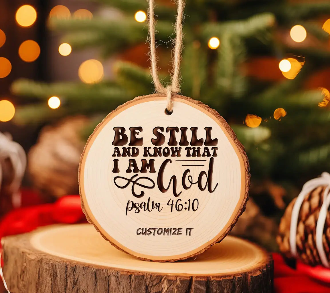 Be Still and Know That I Am God - Christian SVG Design SVG