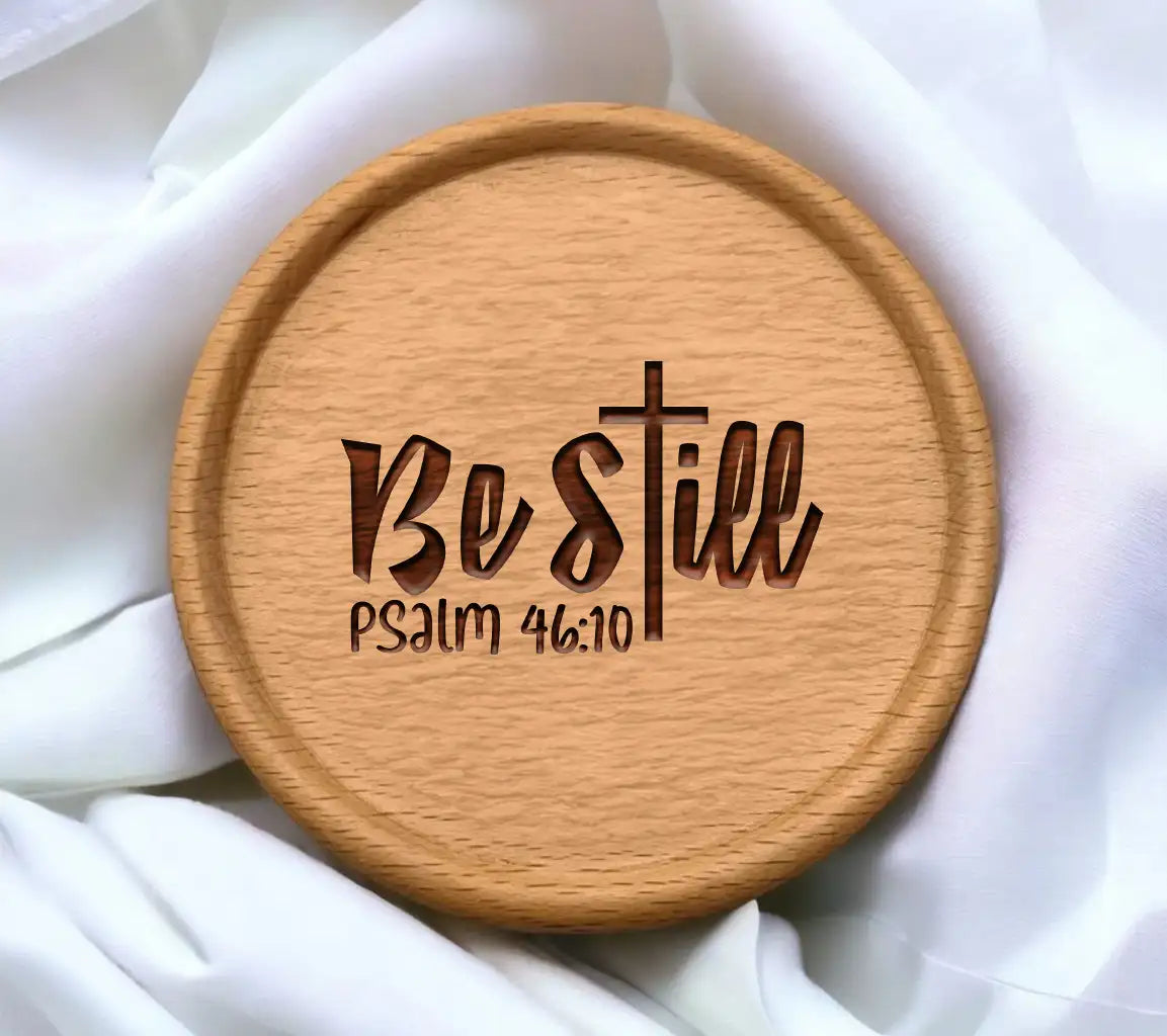 Be Still Christian Cross SVG - Psalm 4610 SVG