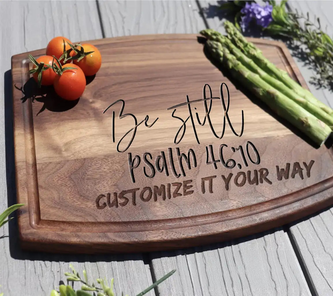 Be Still Psalm 4610 Cursive SVG - Christian Design SVG