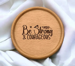  Be Strong & Courageous Christian SVG Design SVG