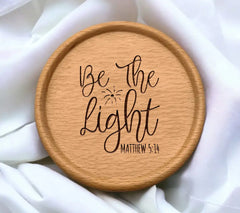 ## Be the Light SVG - Christian Bible Verse Design SVG