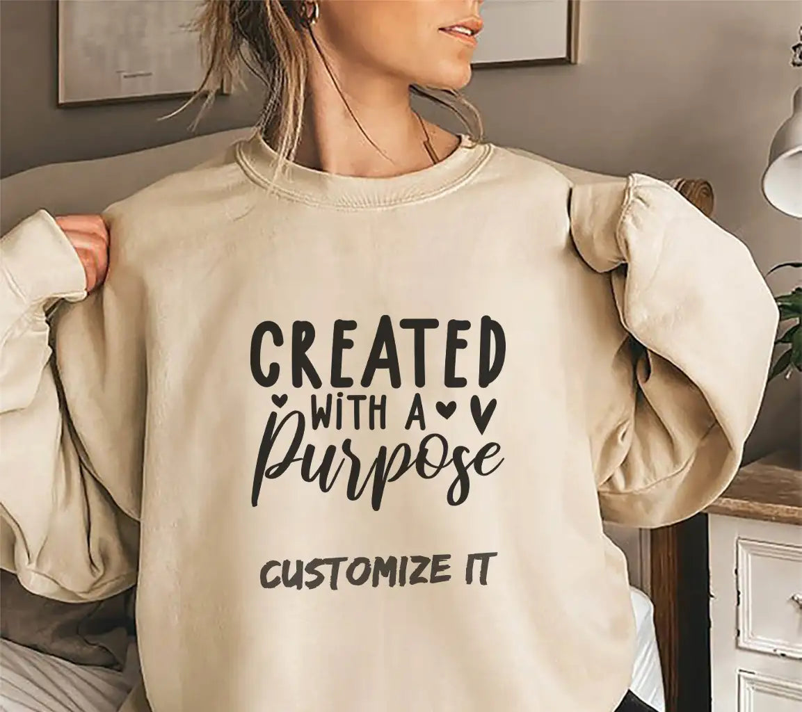 Created With A Purpose -  Christian SVG SVG