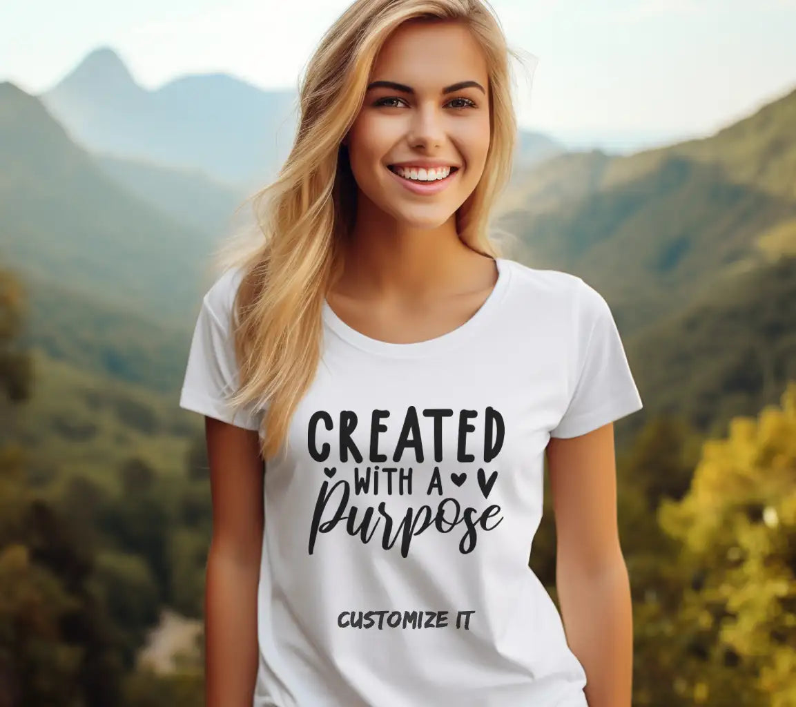 Created With A Purpose -  Christian SVG SVG