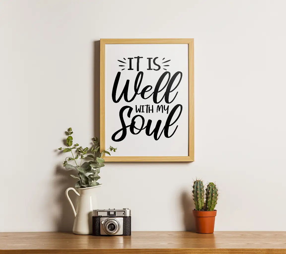 It Is Well With My Soul SVG - Christian Design SVG