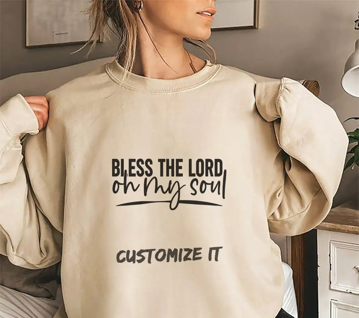 Bless the Lord Oh My Soul -  Christian SVG Logo SVG