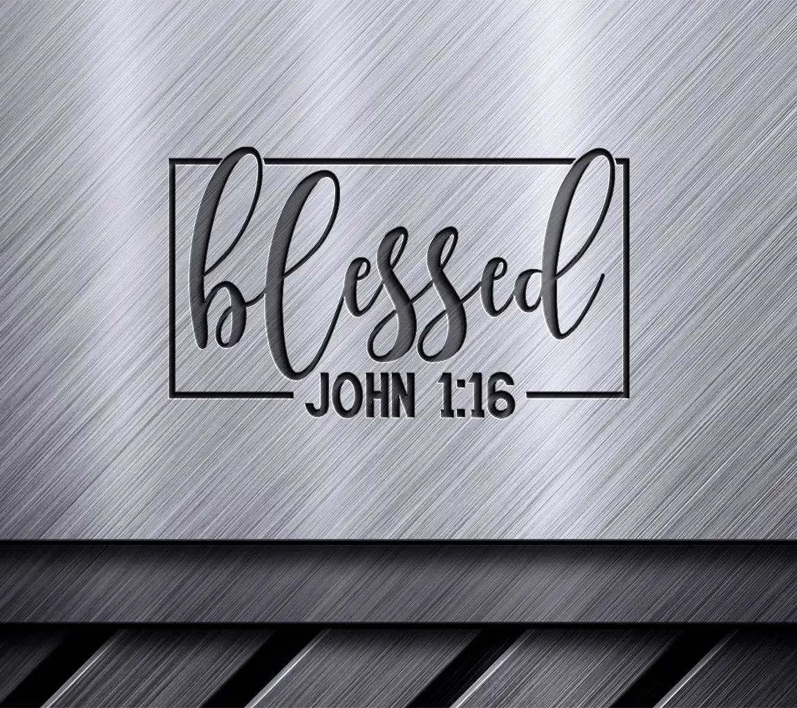 Blessed Bible Verse SVG -  Christian Design SVG