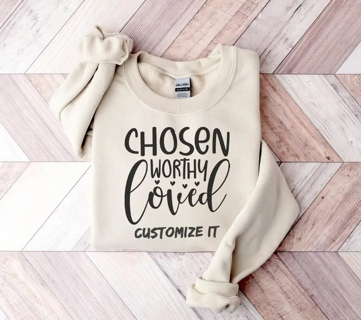 Christian Chosen Worthy Loved  SVG Quote SVG