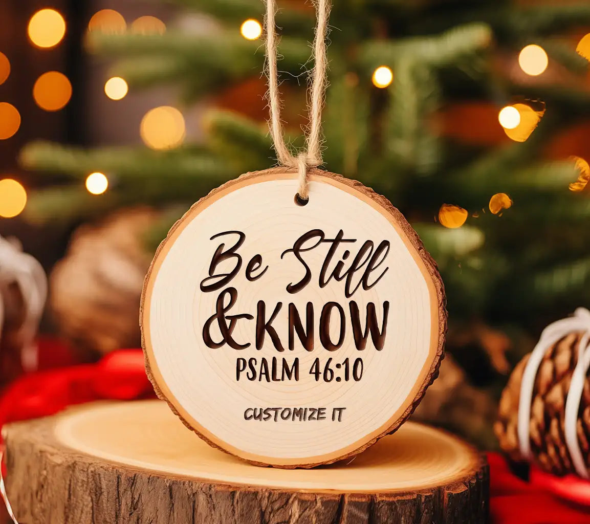 Be Still and Know Christian SVG Design - Psalm 4610 SVG