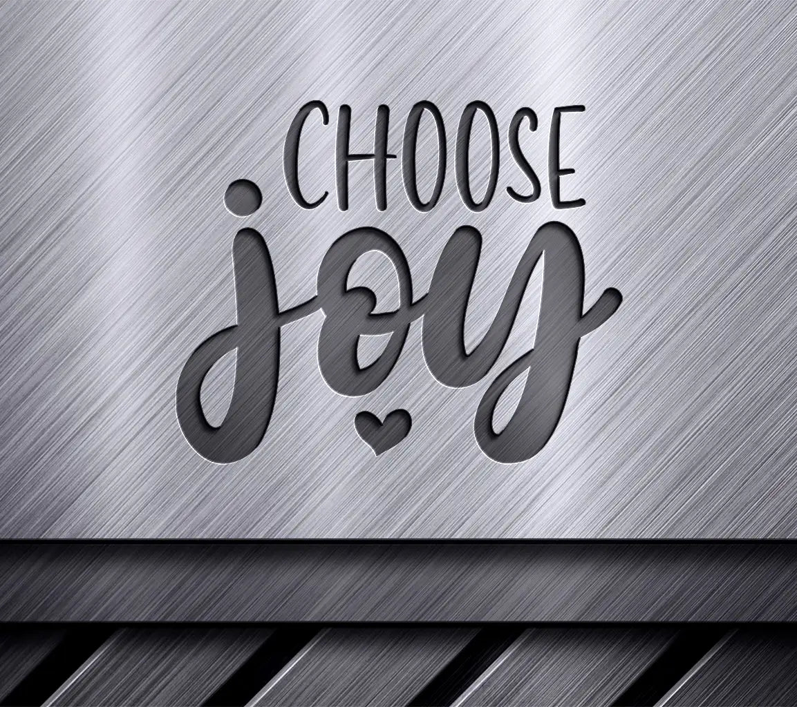 Choose Joy SVG with Heart - Christian Design SVG