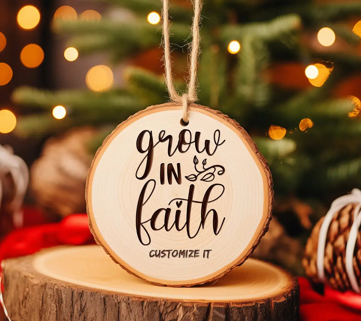 Grow In Faith SVG -  Christian Quote Design SVG