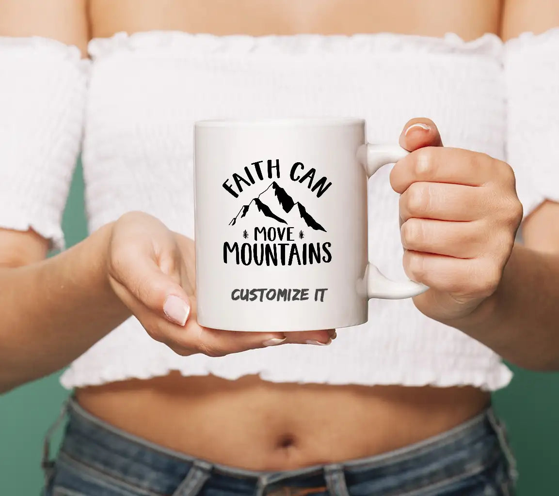 Faith Can Move Mountains SVG -  Mountain Logo SVG