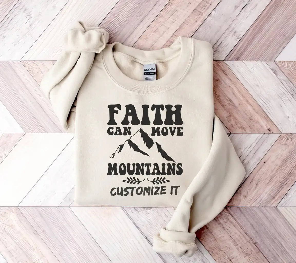 Faith Can Move Mountains -  Mountain SVG SVG