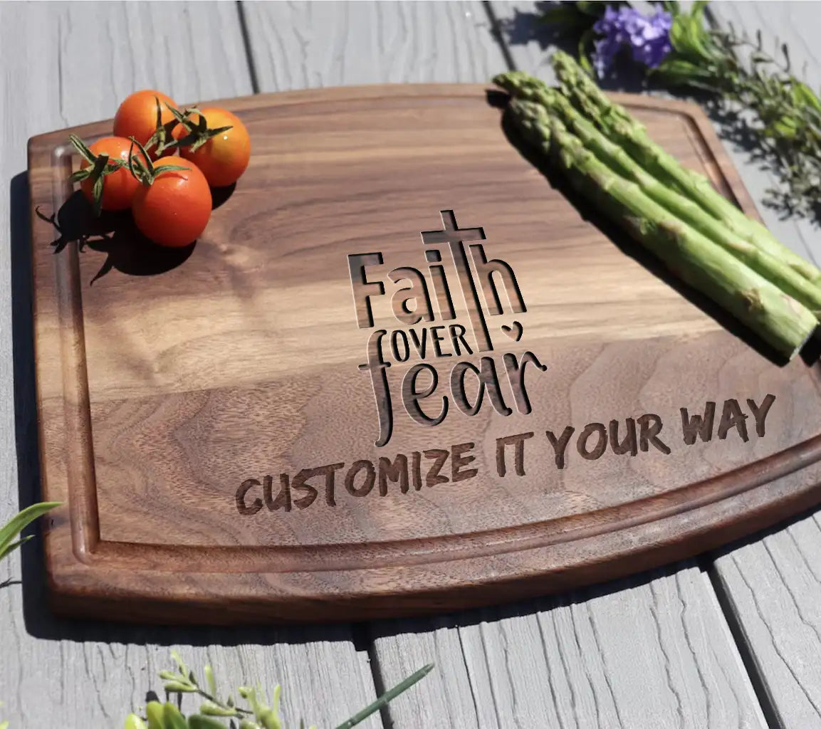 Faith Over Fear Cross SVG -  Christian Design SVG