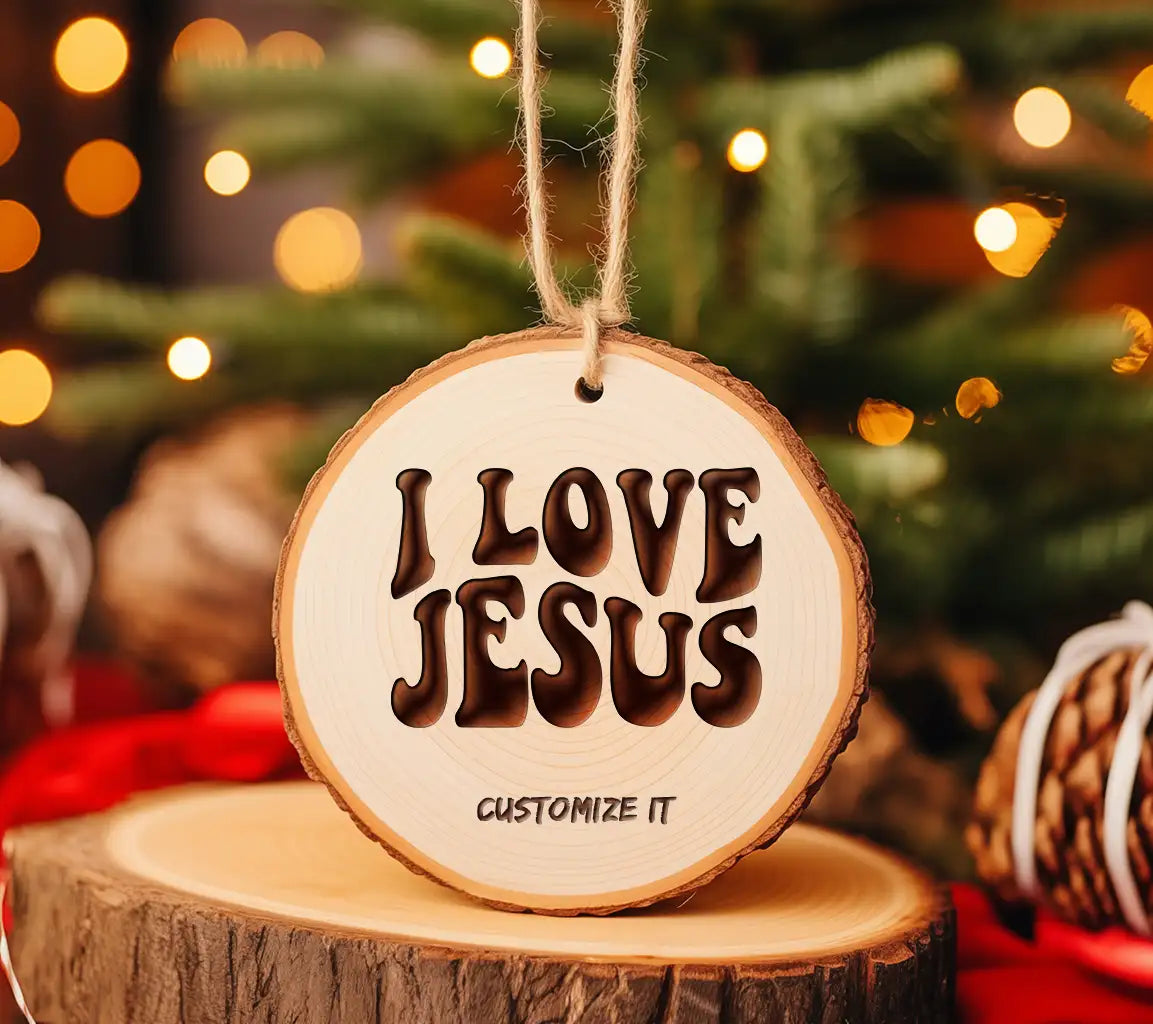 I Love Jesus  SVG Logo - Christian Graphic SVG