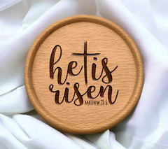 He Is Risen SVG -  Christian Cross Logo SVG