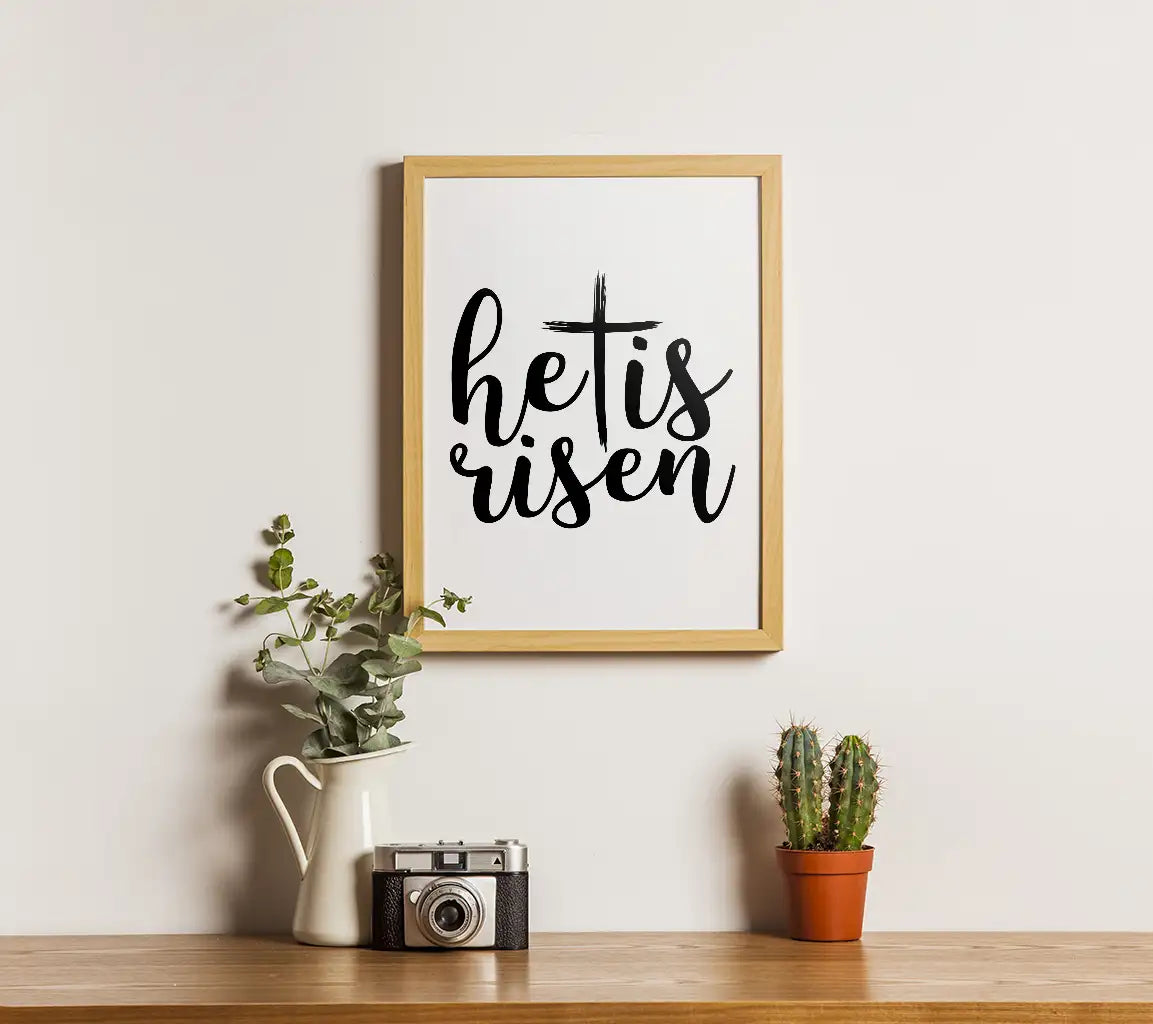 He Is Risen SVG -  Cross Design SVG