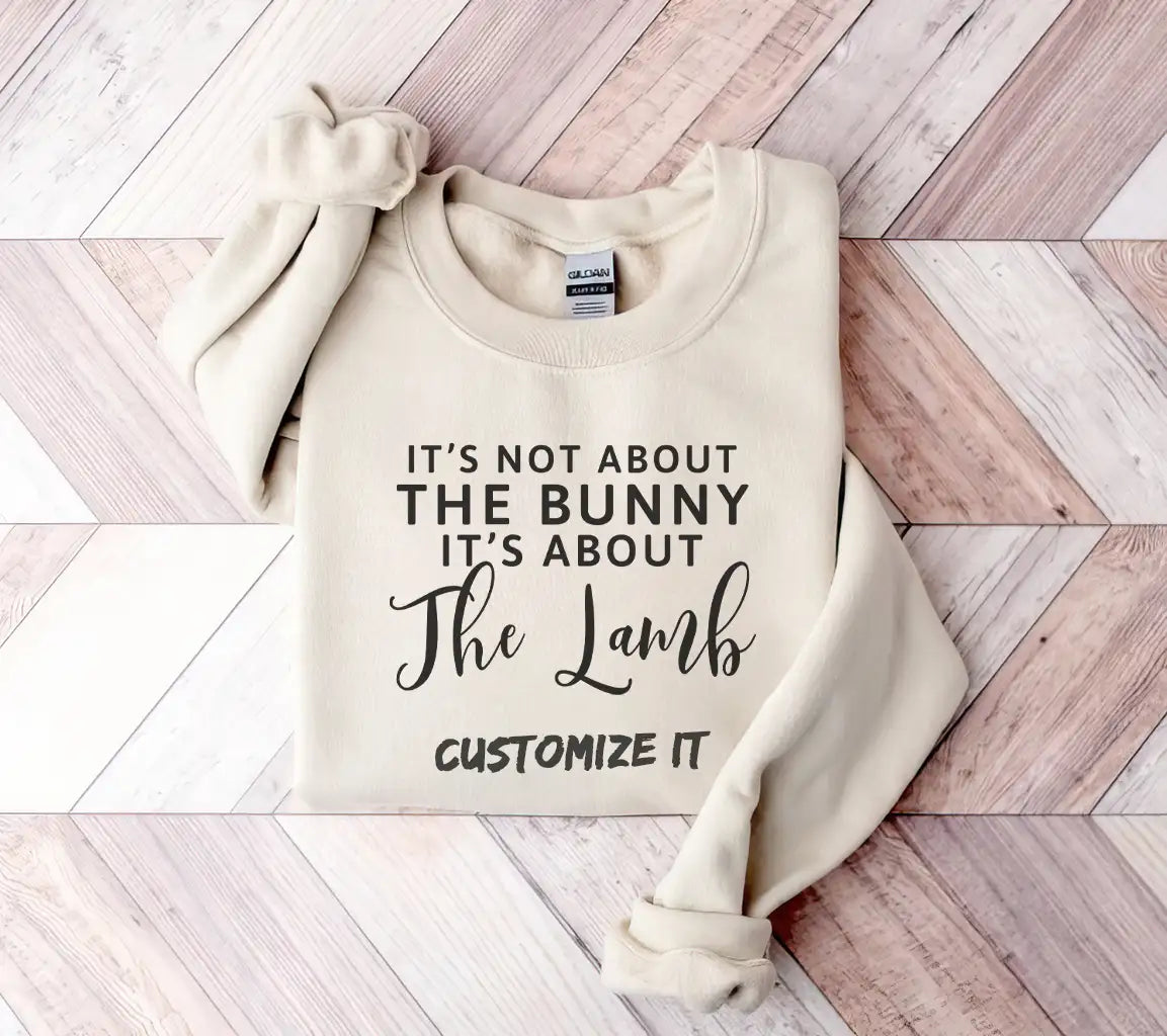 Christian Easter SVG Its Not About The Bunny, Its About The Lamb SVG