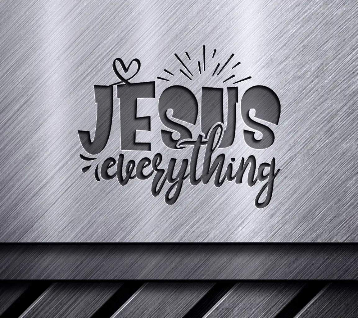  Jesus Is Everything Christian SVG Logo SVG