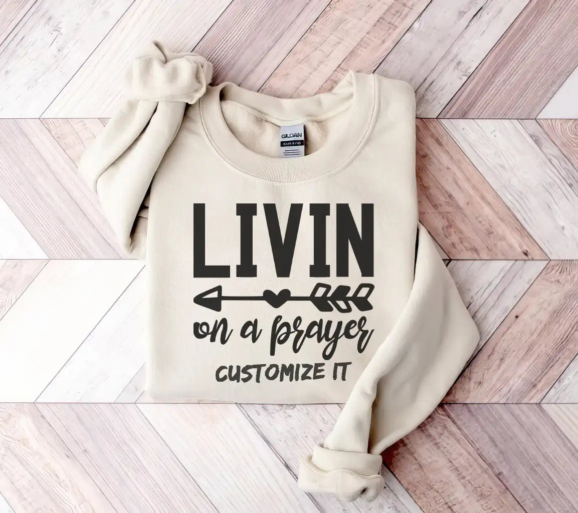  Livin On A Prayer Arrow SVG - Christian Design SVG