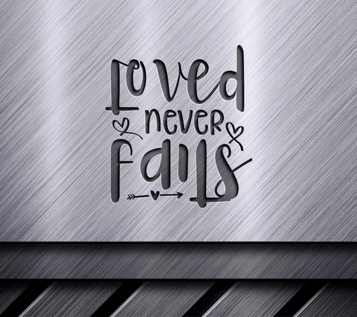 White Heart Loved Christian SVG Design SVG