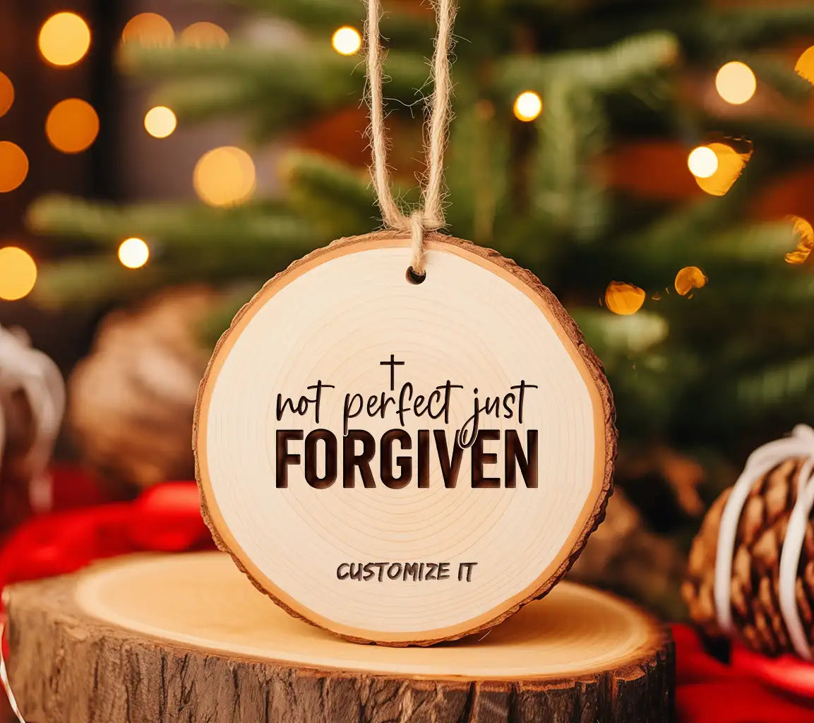 Not Perfect, Just Forgiven  Cross SVG - Christian Design SVG