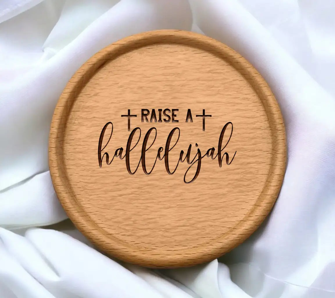 Christian Raise a Hallelujah SVG with Cross Background SVG