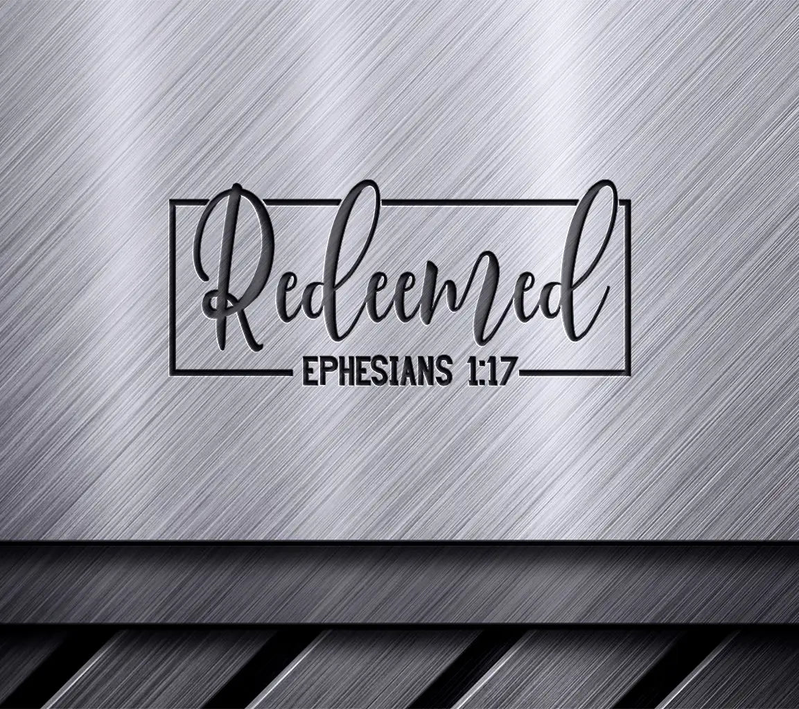  Bible Verse Logo SVG - Christian Redeemed Design SVG