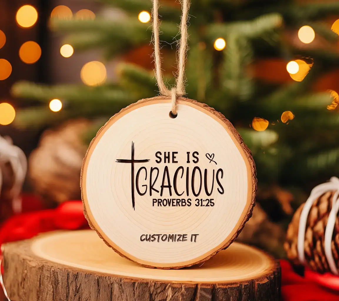 She Is Gracious -  Cross Logo SVG SVG