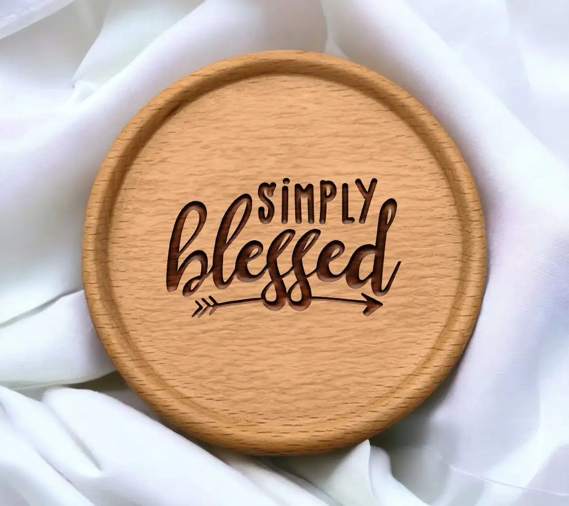 Simply Blessed Arrow Logo -  Christian SVG SVG